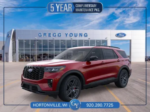 Red 2026 Ford Explorer ST-Line for sale in Hortonville, WI