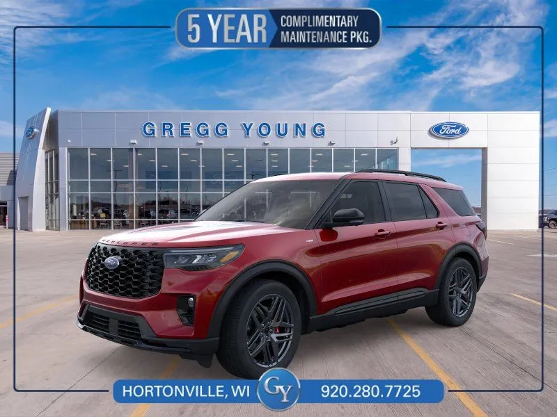 Red 2026 Ford Explorer ST-Line for sale in Hortonville, WI