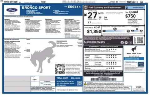 Photos of 2026 Ford Bronco Sport Big Bend for sale in Hortonville, WI at Gregg Young Hortonville Ford