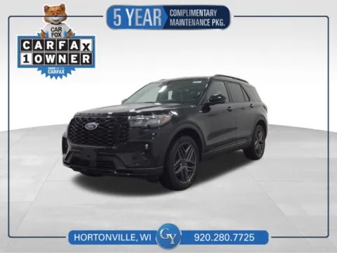 Black 2025 Ford Explorer ST-Line for sale in Hortonville, WI