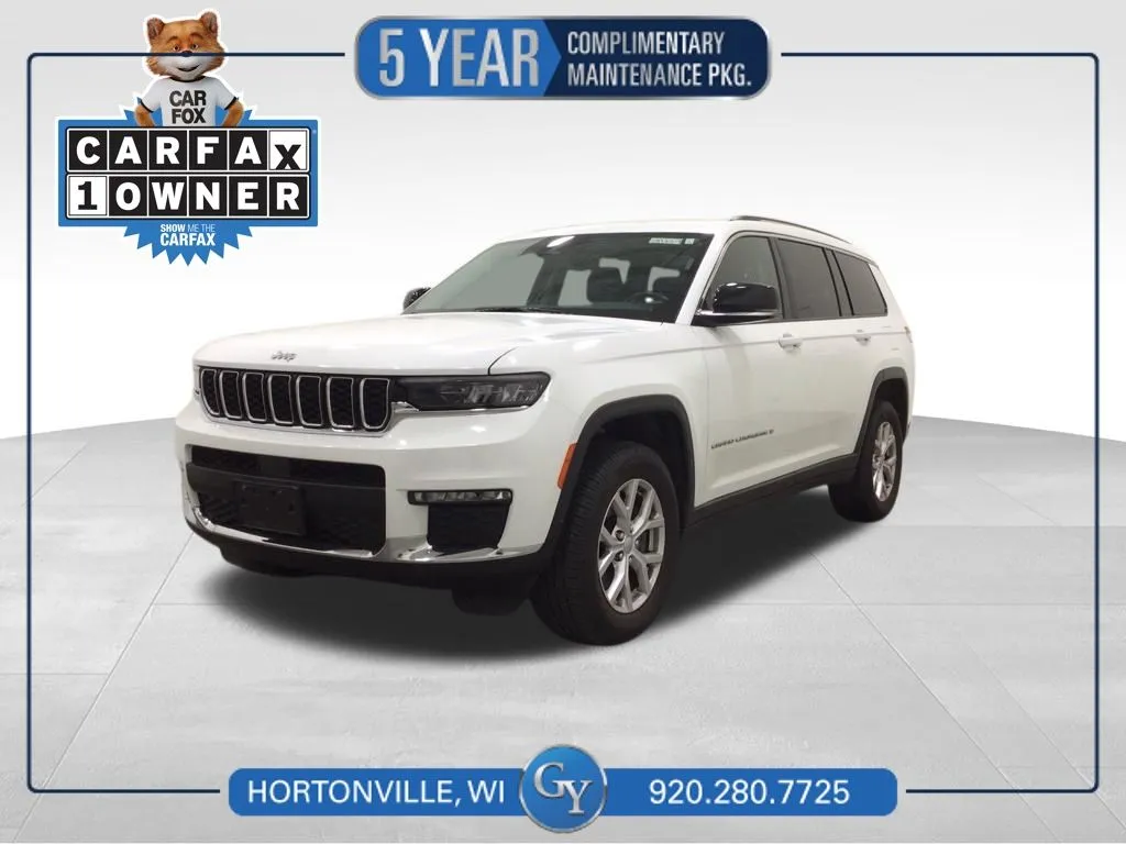 White 2022 Jeep Grand Cherokee L Limited for sale in Hortonville, WI