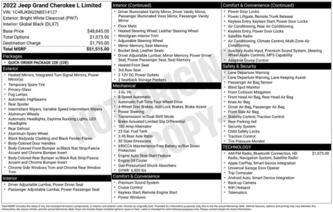 Photos of 2022 Jeep Grand Cherokee L Limited for sale in Hortonville, WI at Gregg Young Hortonville Ford