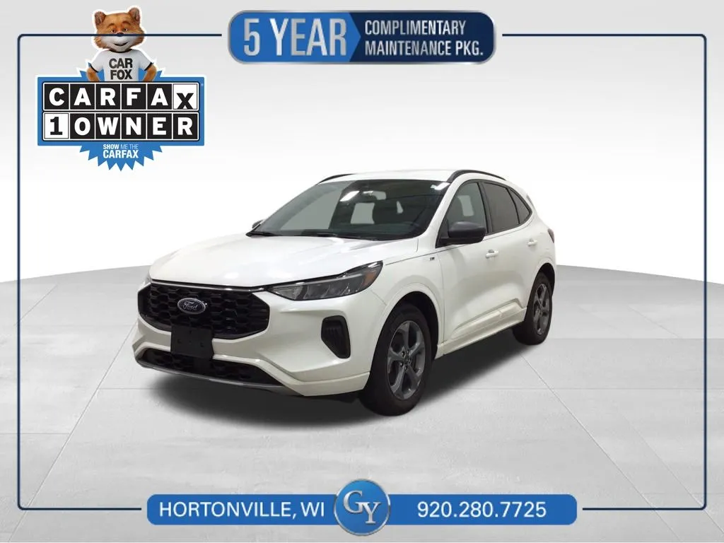 White 2023 Ford Escape ST-Line for sale in Hortonville, WI