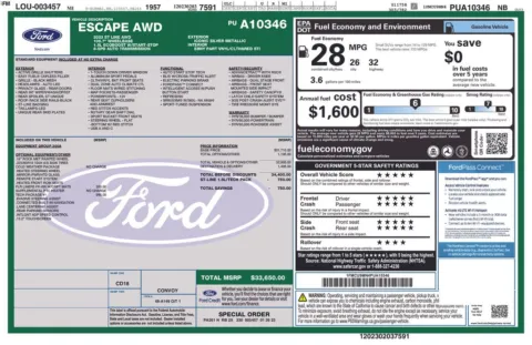 Photos of 2023 Ford Escape ST-Line for sale in Hortonville, WI at Gregg Young Hortonville Ford