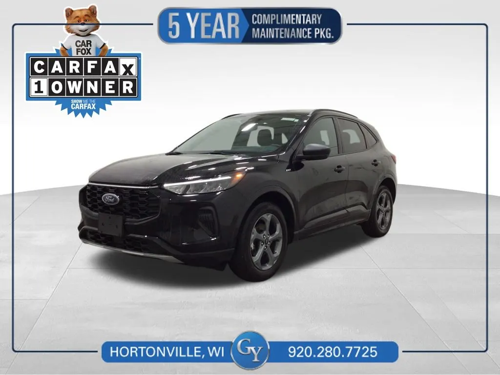 Black 2024 Ford Escape ST-Line for sale in Hortonville, WI