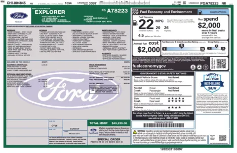 Photos of 2023 Ford Explorer XLT for sale in Hortonville, WI at Gregg Young Hortonville Ford