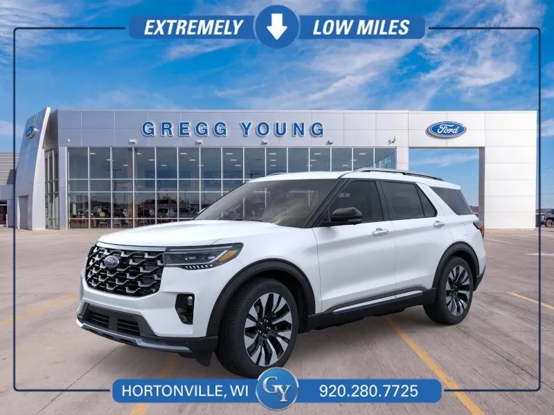White 2026 Ford Explorer Platinum for sale in Hortonville, WI
