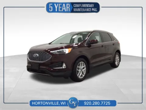 Red 2024 Ford Edge SEL for sale in Hortonville, WI