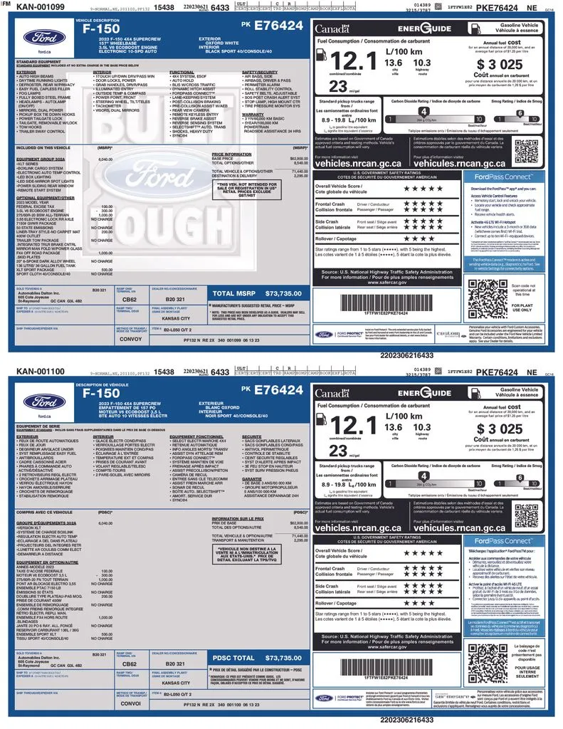 1FTFW1E82PKE76424