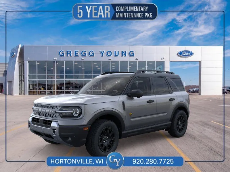 Gray 2026 Ford Bronco Sport Badlands for sale in Hortonville, WI