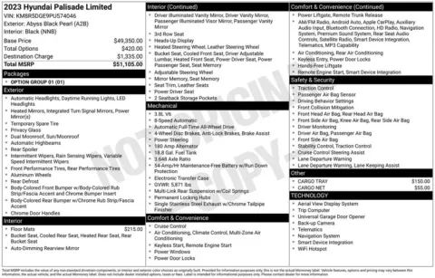Photos of 2023 Hyundai Palisade Limited for sale in Hortonville, WI at Gregg Young Hortonville Ford