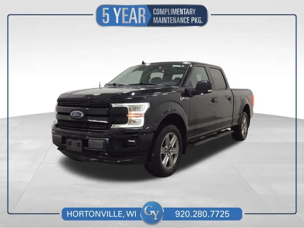 Black 2018 Ford F-150 Lariat for sale in Hortonville, WI