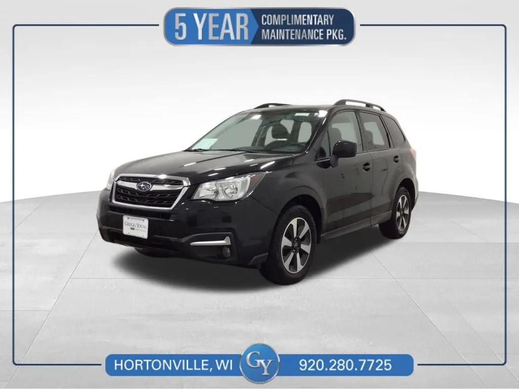 Used 2018 Subaru Forester Premium with VIN JF2SJAGC5JH580555 for sale in Hortonville, WI