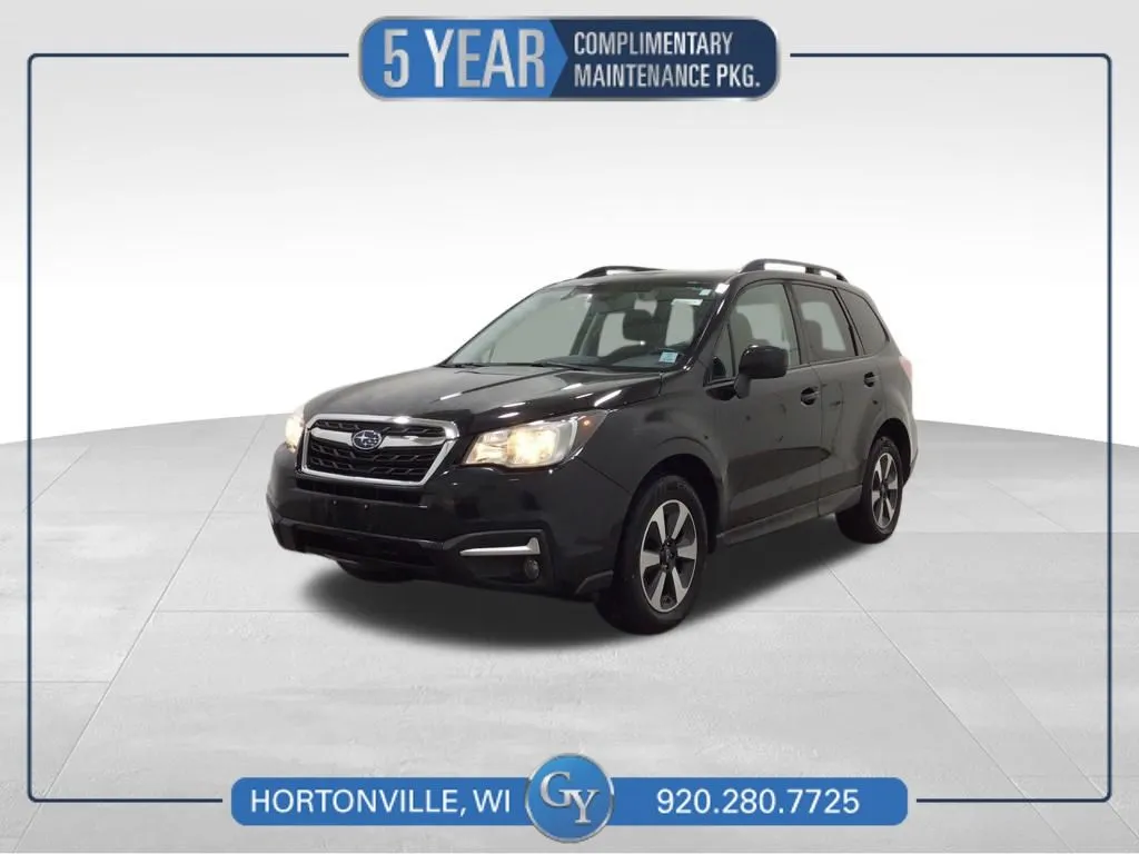 Black 2018 Subaru Forester 2.5i Premium for sale in Hortonville, WI