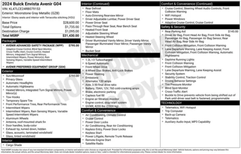 Photos of 2024 Buick Envista Avenir for sale in Hortonville, WI at Gregg Young Hortonville Ford