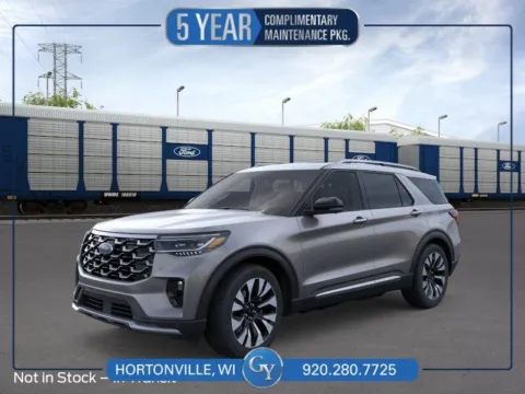 Gray 2026 Ford Explorer Platinum for sale in Hortonville, WI