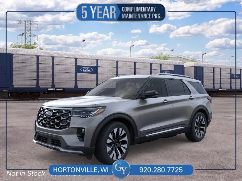 Gray 2026 Ford Explorer Platinum for sale in Hortonville, WI
