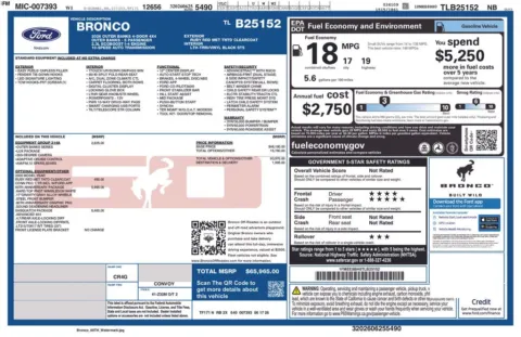 Photos of 2026 Ford Bronco Outer Banks for sale in Hortonville, WI at Gregg Young Hortonville Ford