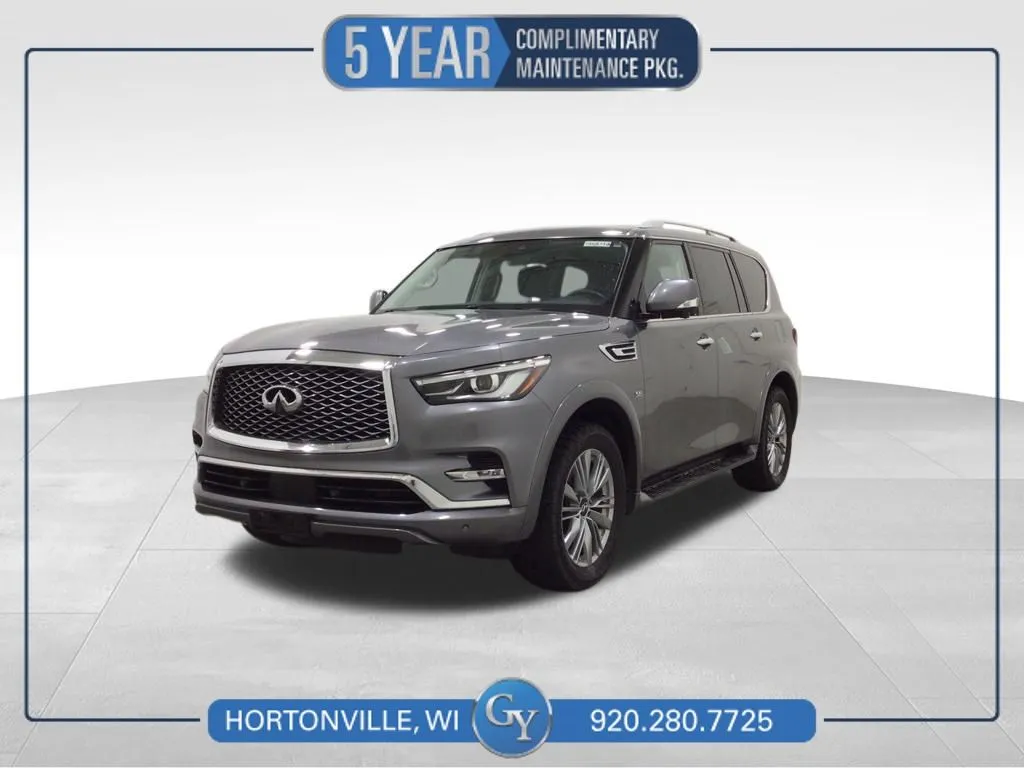 Gray 2020 INFINITI QX80 LUXE for sale in Hortonville, WI