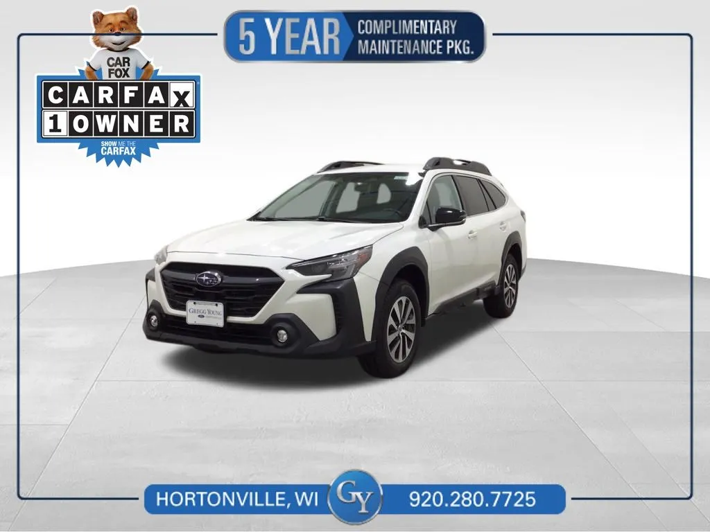 White 2023 Subaru Outback Premium for sale in Hortonville, WI