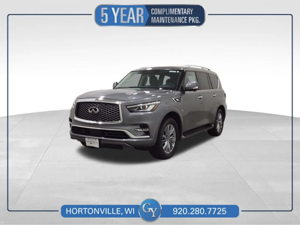 Gray 2020 INFINITI QX80 LUXE for sale in Hortonville, WI