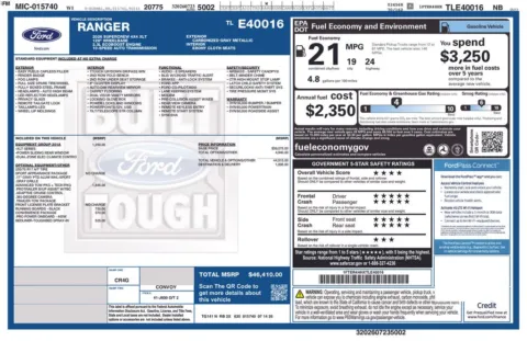 Photos of 2026 Ford Ranger XLT for sale in Hortonville, WI at Gregg Young Hortonville Ford