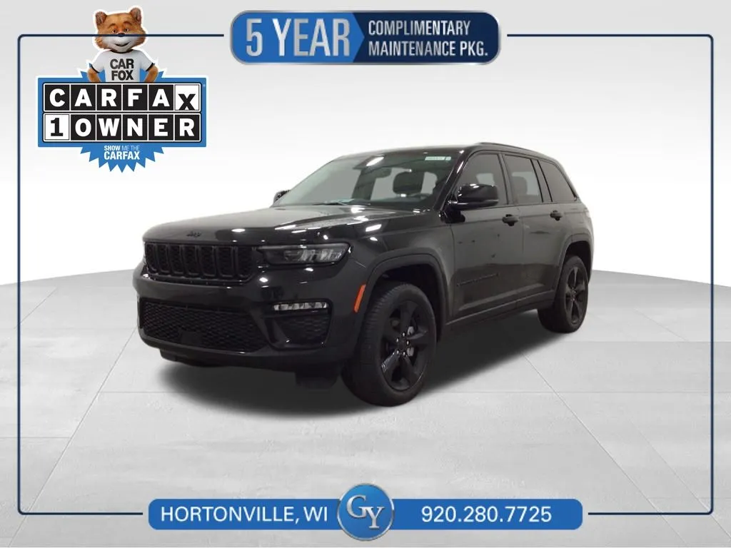 Black 2023 Jeep Grand Cherokee Limited for sale in Hortonville, WI