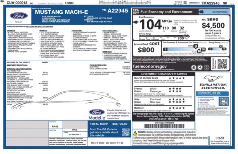 Photos of 2026 Ford Mustang Mach-E Premium for sale in Hortonville, WI at Gregg Young Hortonville Ford