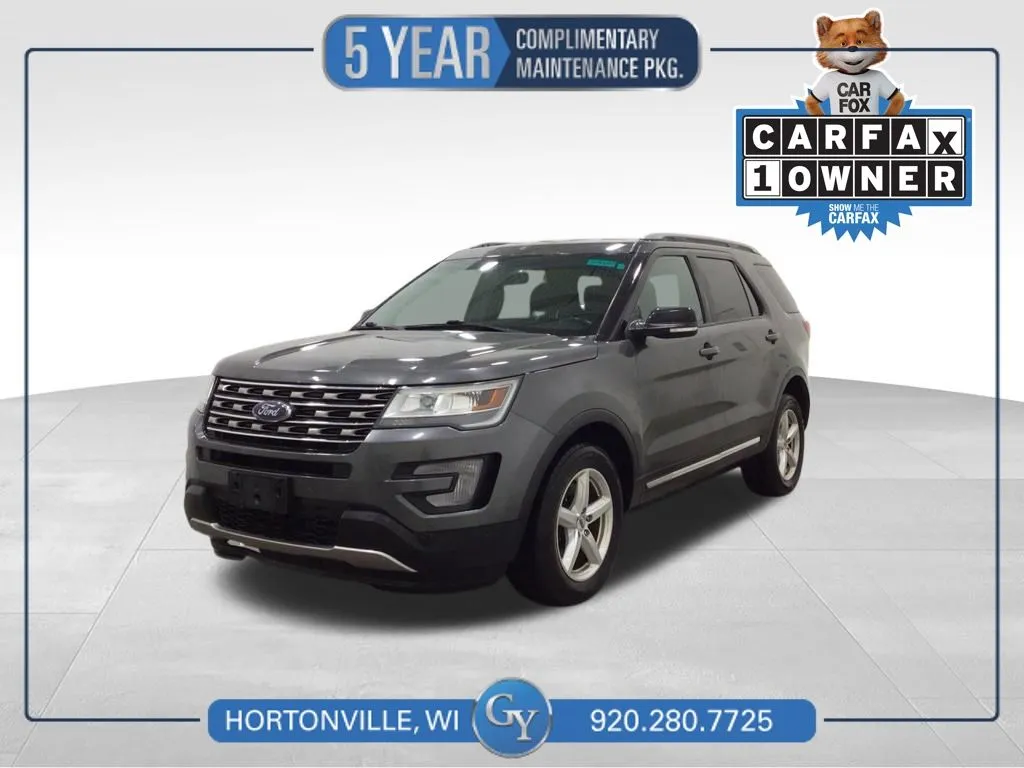 Gray 2016 Ford Explorer XLT for sale in Hortonville, WI