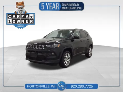 Black 2023 Jeep Compass Latitude Lux for sale in Hortonville, WI