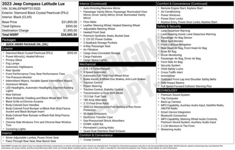 Photos of 2023 Jeep Compass Latitude Lux for sale in Hortonville, WI at Gregg Young Hortonville Ford