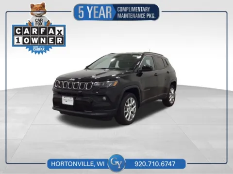 Black 2023 Jeep Compass Latitude Lux for sale in Hortonville, WI