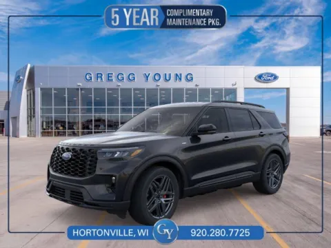 Black 2026 Ford Explorer ST-Line for sale in Hortonville, WI