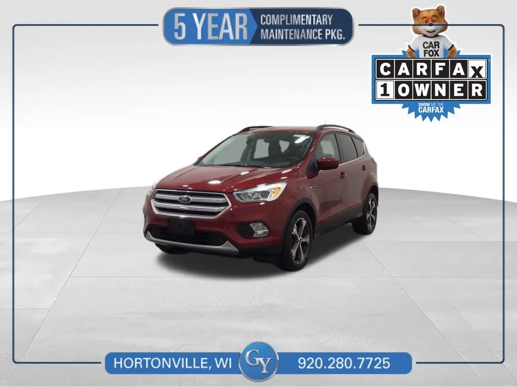Red 2018 Ford Escape SEL for sale in Hortonville, WI