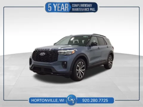 Blue 2025 Ford Explorer ST-Line for sale in Hortonville, WI