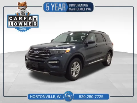 Blue 2022 Ford Explorer XLT for sale in Hortonville, WI