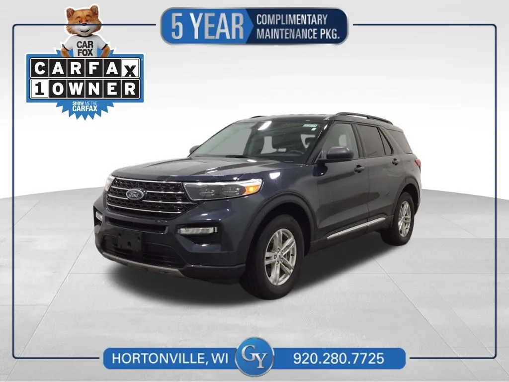 Blue 2022 Ford Explorer XLT for sale in Hortonville, WI