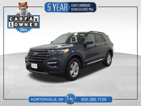 Blue 2022 Ford Explorer XLT for sale in Hortonville, WI