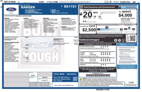 Photos of 2026 Ford Ranger Lariat for sale in Hortonville, WI at Gregg Young Hortonville Ford