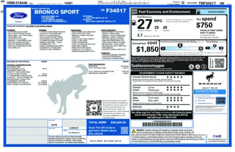 Photos of 2026 Ford Bronco Sport Big Bend for sale in Hortonville, WI at Gregg Young Hortonville Ford