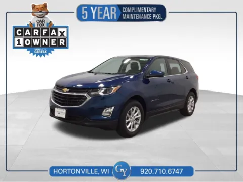 Blue 2021 Chevrolet Equinox LT for sale in Hortonville, WI