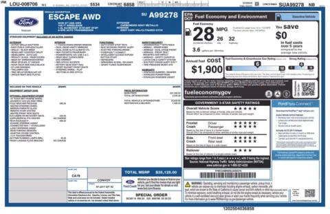 Photos of 2025 Ford Escape ST-Line for sale in Hortonville, WI at Gregg Young Hortonville Ford