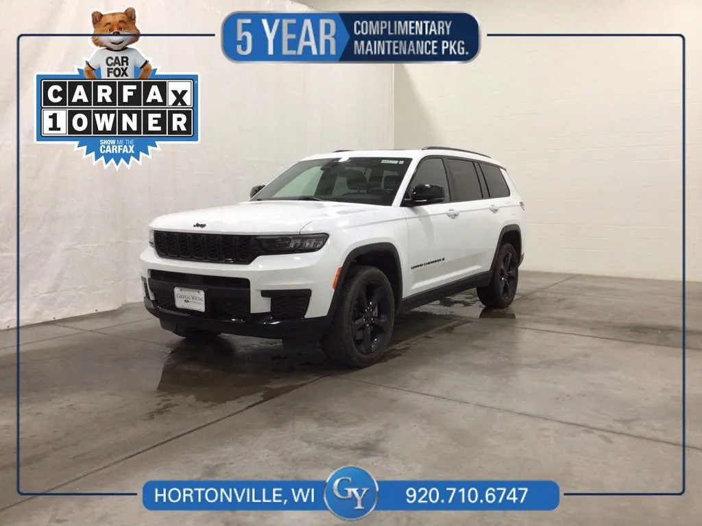 White 2023 Jeep Grand Cherokee L Altitude for sale in Hortonville, WI