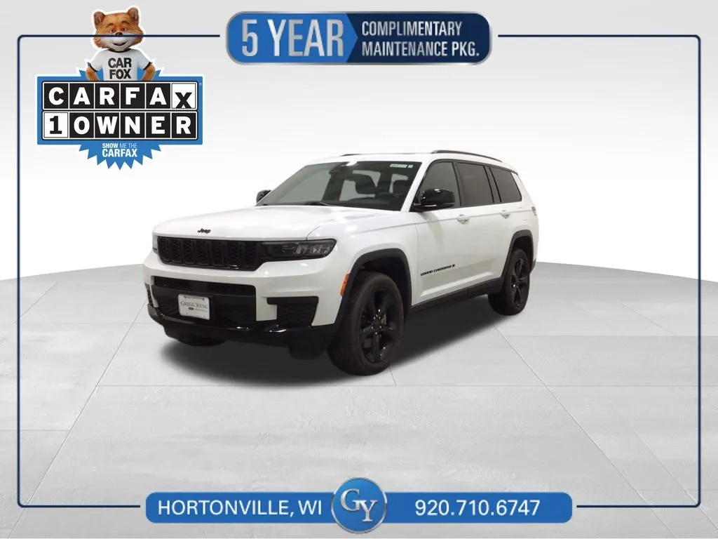 White 2023 Jeep Grand Cherokee L Altitude for sale in Hortonville, WI