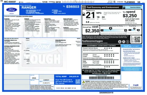 Photos of 2026 Ford Ranger XLT for sale in Hortonville, WI at Gregg Young Hortonville Ford