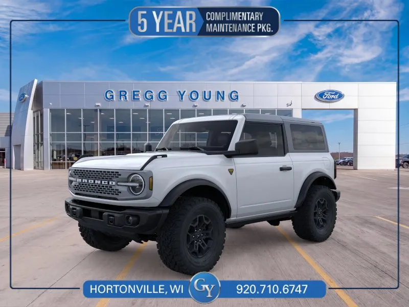 White 2026 Ford Bronco Badlands for sale in Hortonville, WI