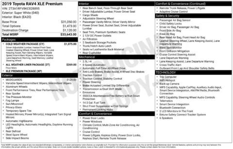 Photos of 2019 Toyota RAV4 XLE Premium for sale in Hortonville, WI at Gregg Young Hortonville Ford