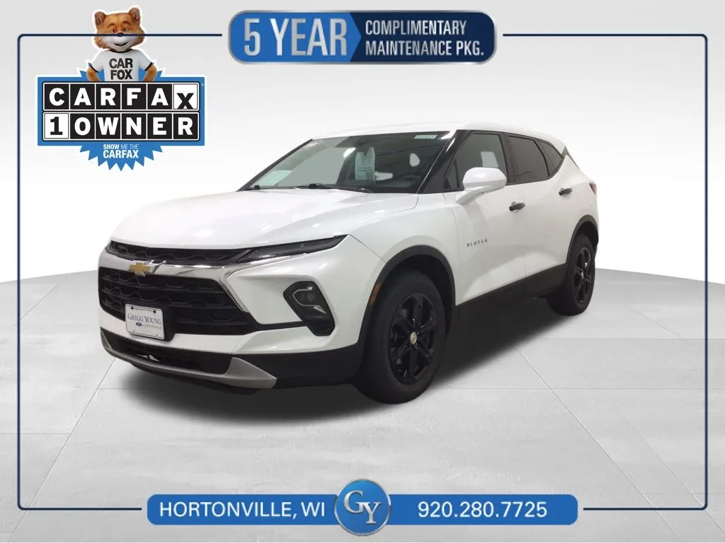 White 2023 Chevrolet Blazer LT for sale in Hortonville, WI