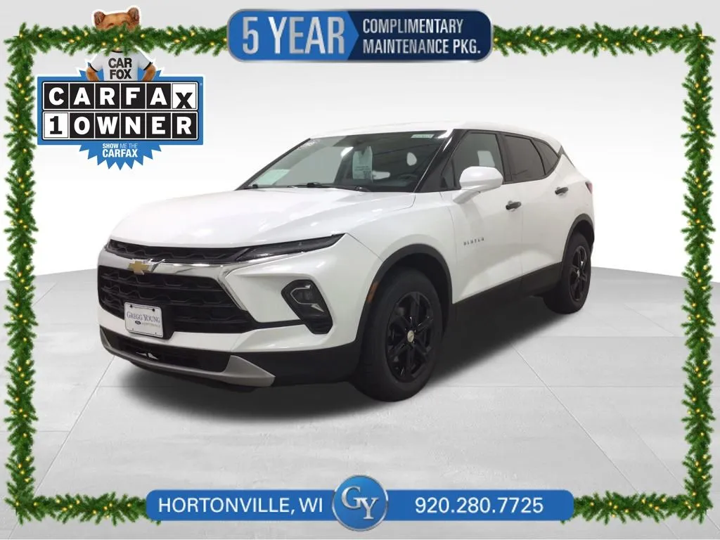 White 2023 Chevrolet Blazer LT for sale in Hortonville, WI