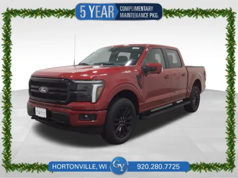 Red 2025 Ford F-150 Lariat for sale in Hortonville, WI